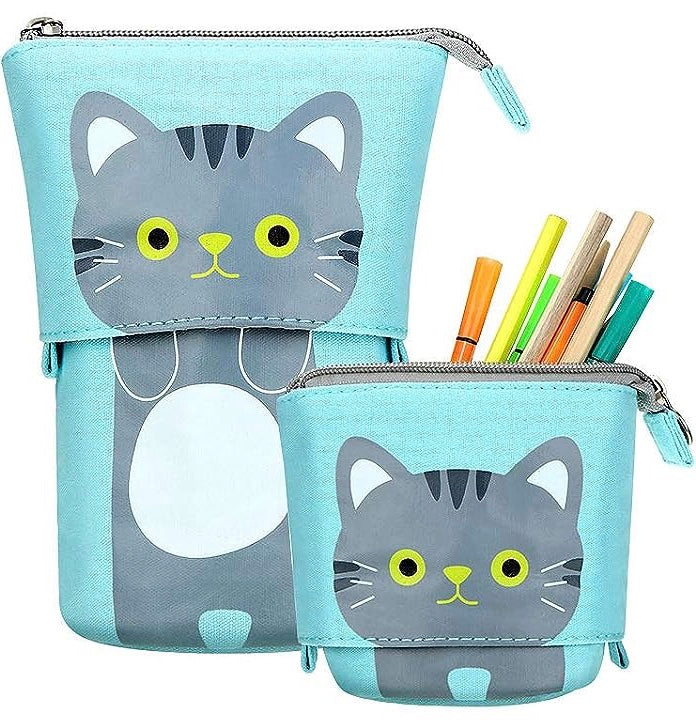 Canvas Makeup Bag/Cosmetics Stationery/Pen Case Box with Zipper
