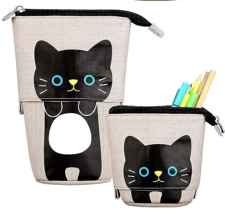 Canvas Makeup Bag/Cosmetics Stationery/Pen Case Box with Zipper