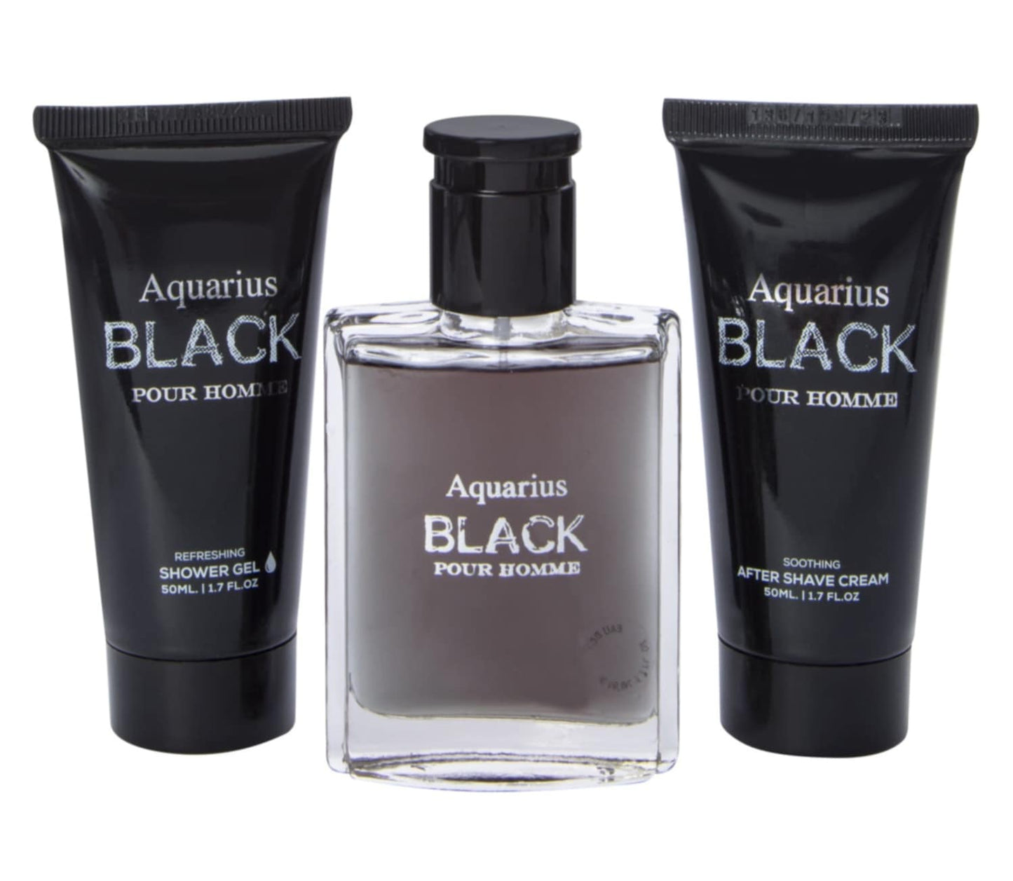 Aquarius Black Travel Set