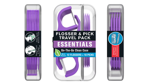 Flosser and Pick Travel Pack Essentials