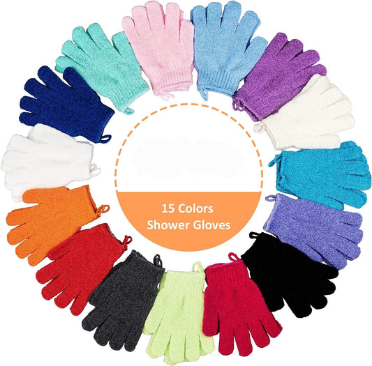 Exfoliating Shower Gloves (Pairs)