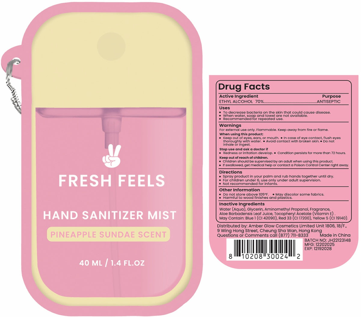 Feeling Fresh Hand Sanitizer Sprays (1.4 fl. oz.)