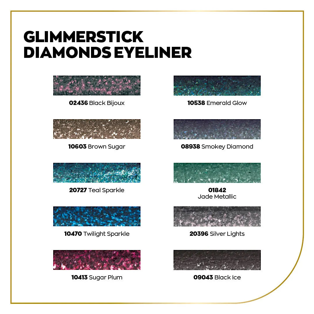True Color Glimmerstick Diamond Eyeliners
