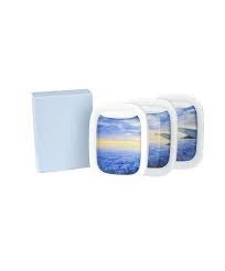 Plane Window Design Decor Set