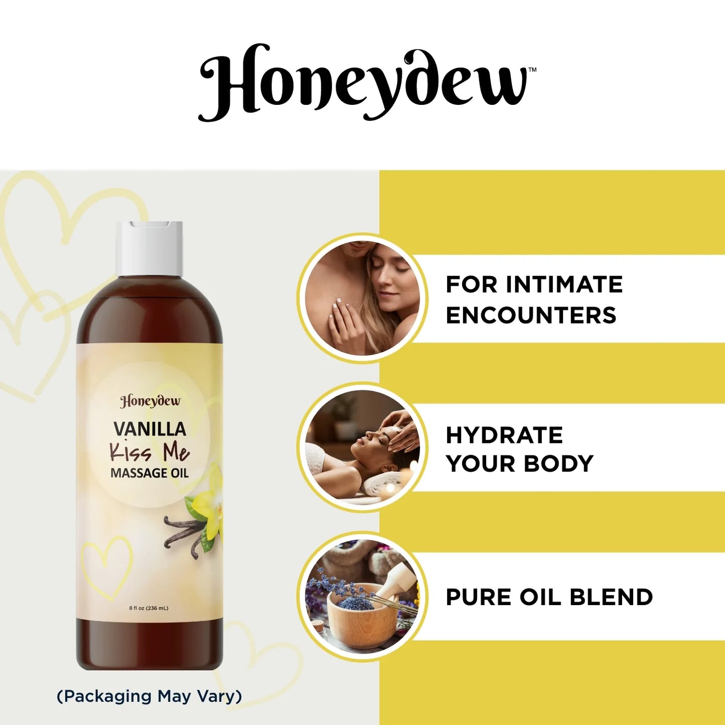 Vanilla (Kiss Me) Edible Massage Oil