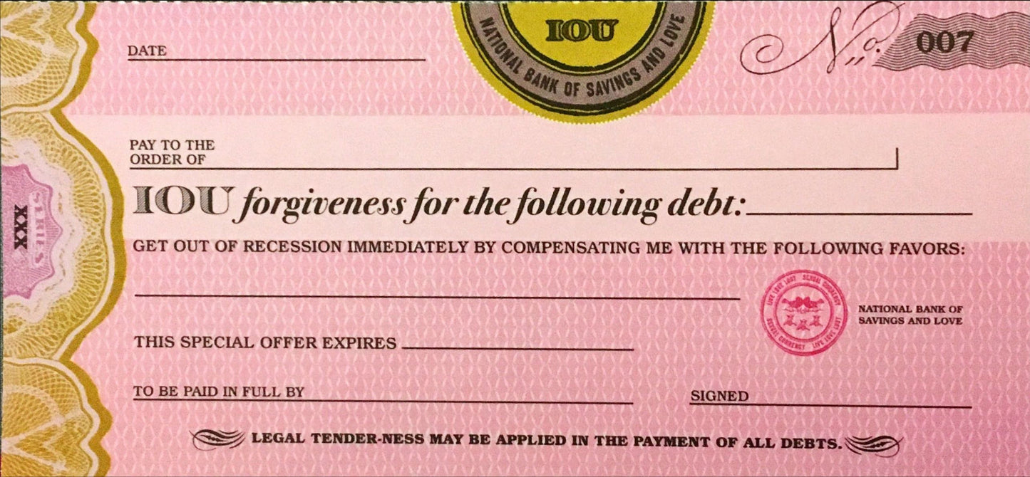 Sex Cheques (IOweU)