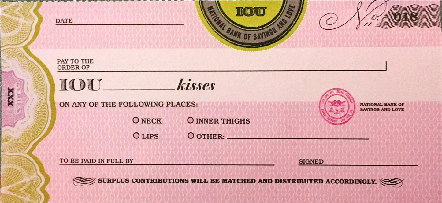 Sex Cheques (IOweU)