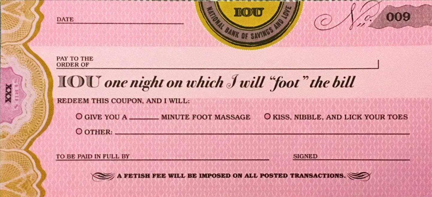 Sex Cheques (IOweU)