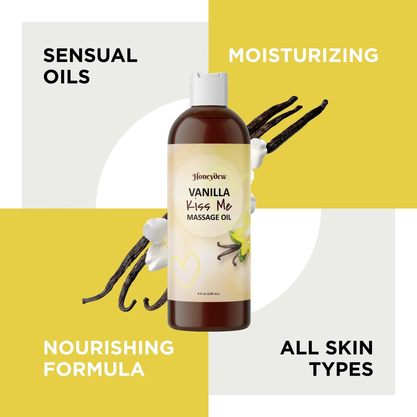 Vanilla (Kiss Me) Edible Massage Oil