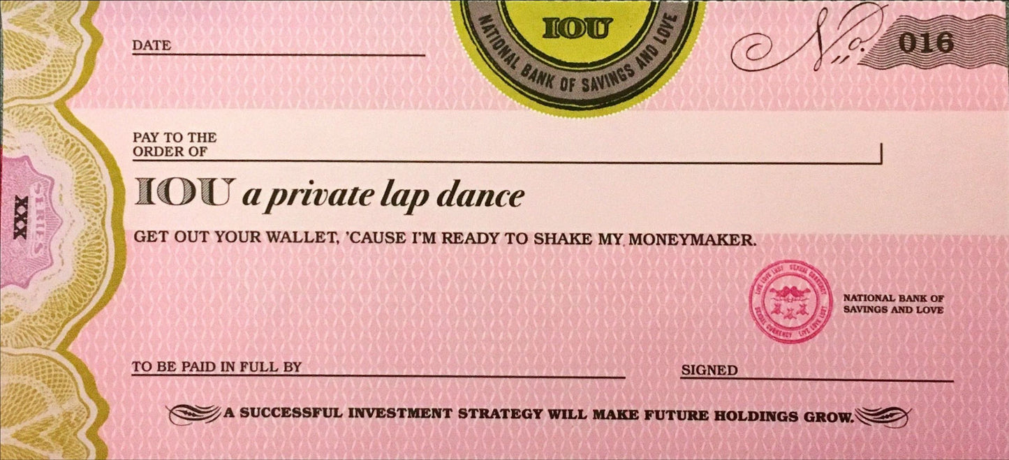 Sex Cheques (IOweU)