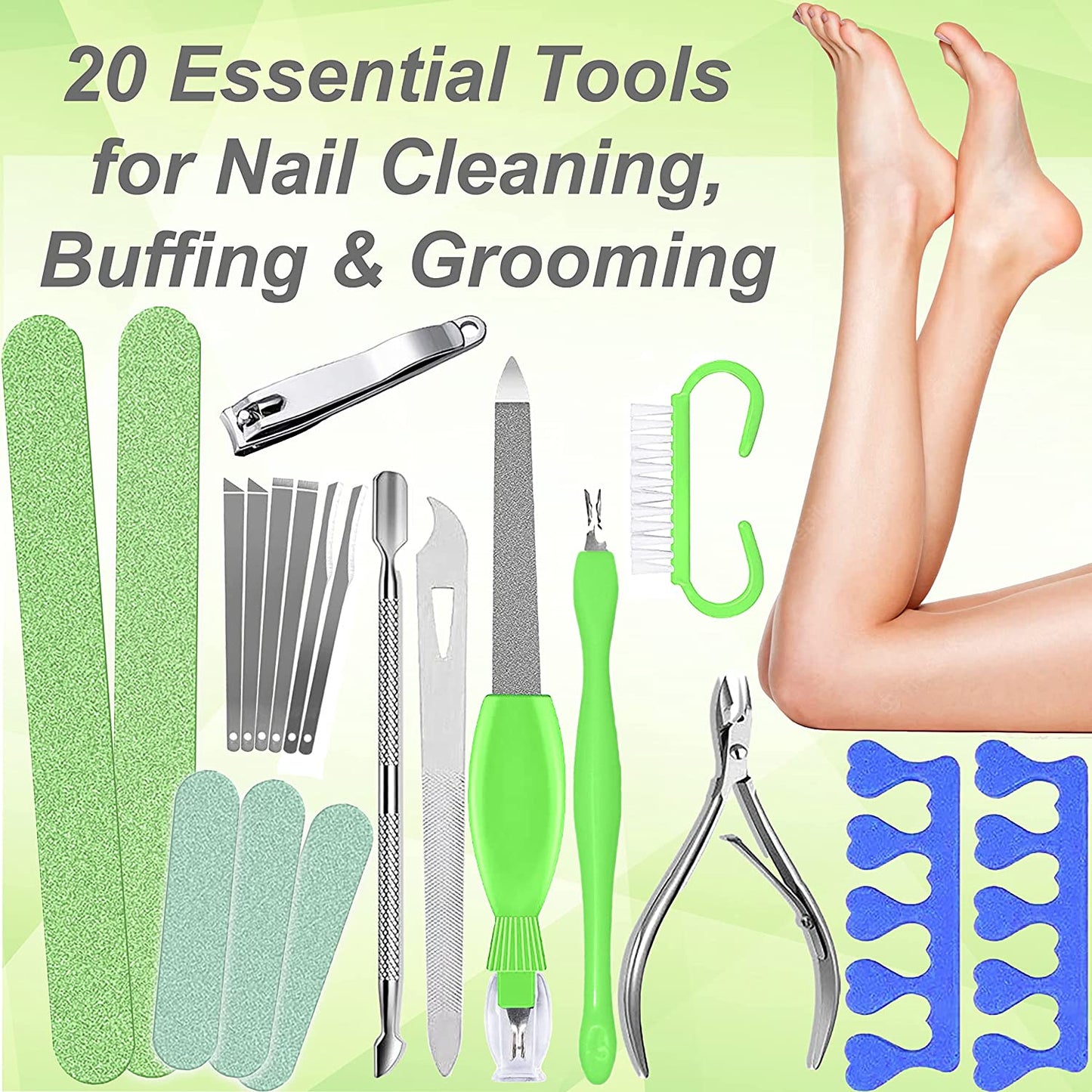 Pedicure/Manicure Kit (Green)