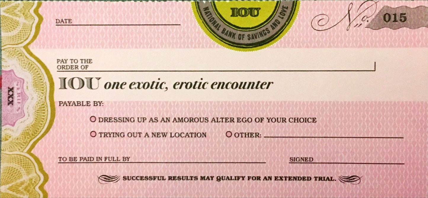 Sex Cheques (IOweU)