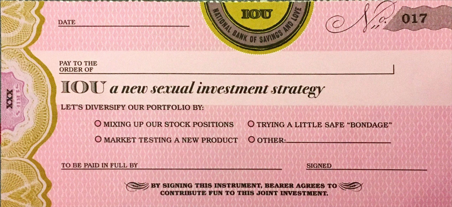 Sex Cheques (IOweU)