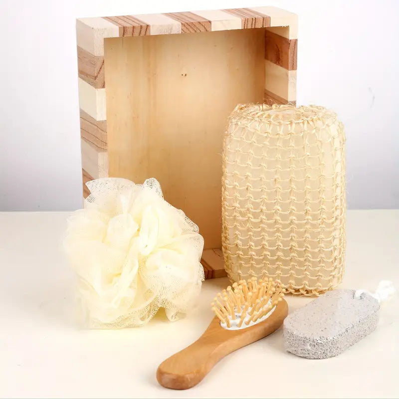 Exfoliating Bath Set (Square Box)