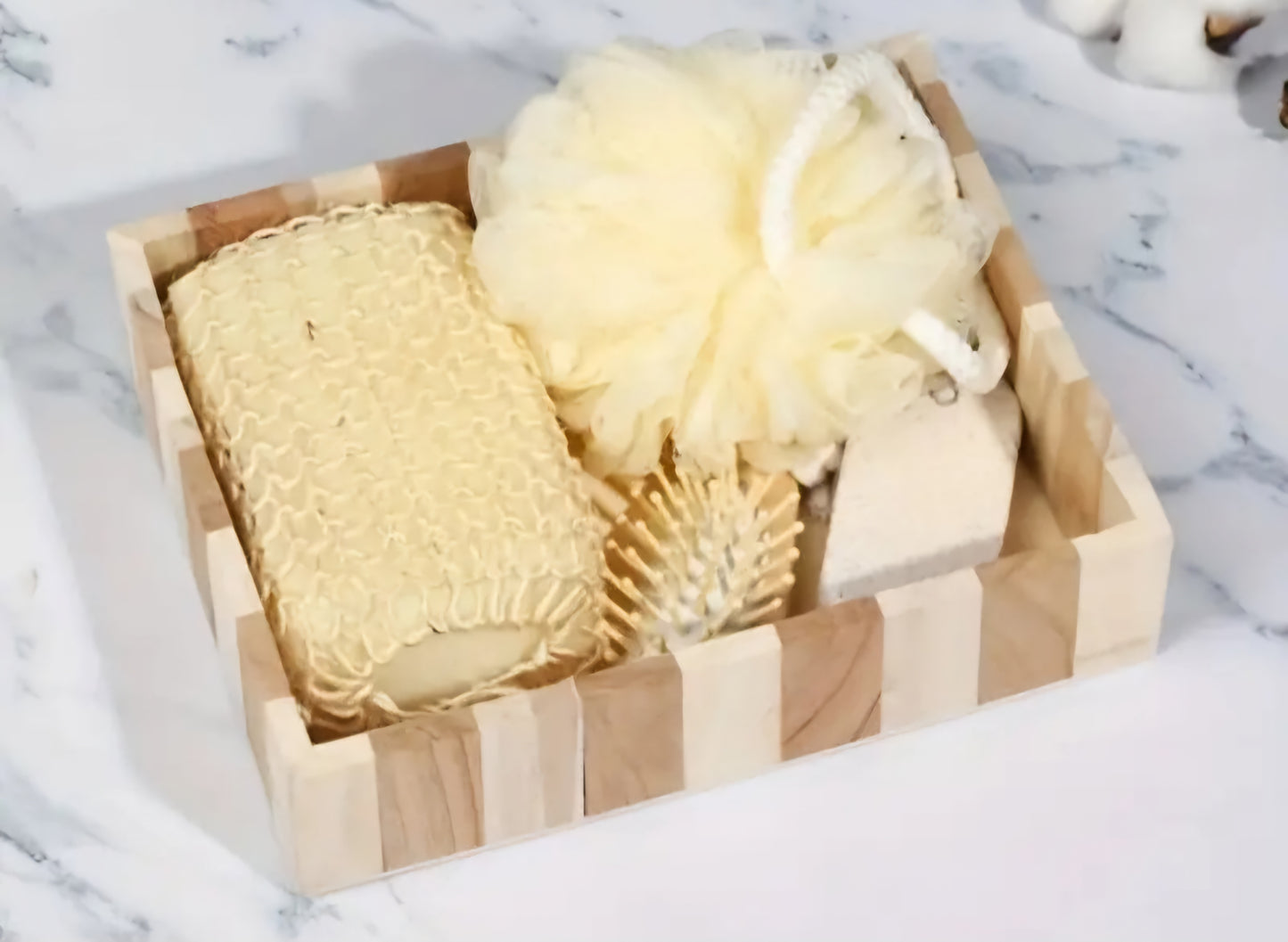 Exfoliating Bath Set (Square Box)