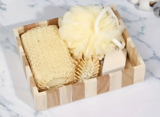 Exfoliating Bath Set (Square Box)