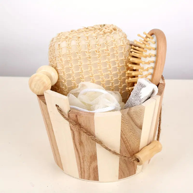 SPA SET (Wooden Bucket)