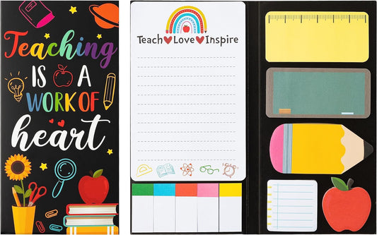 Teacher Themed Sticky Notes Set