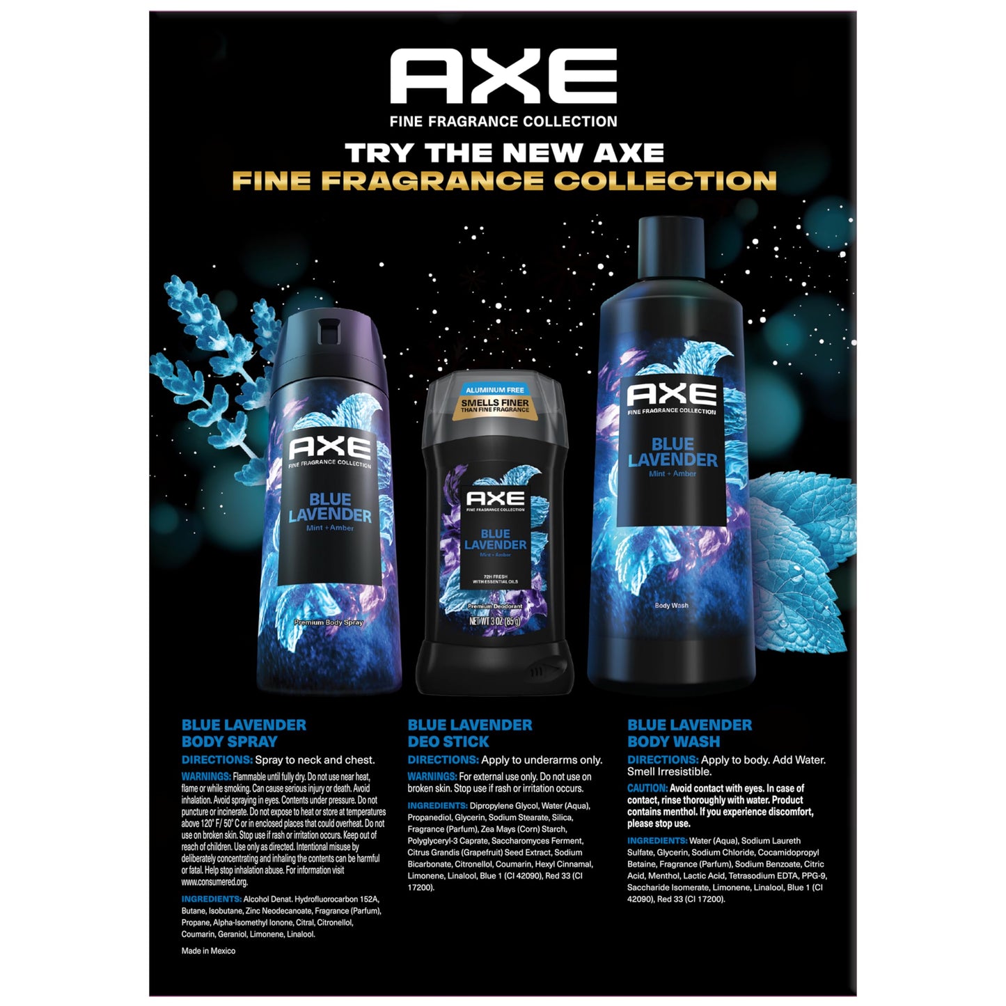 Axe Gift Set (3-pcs)