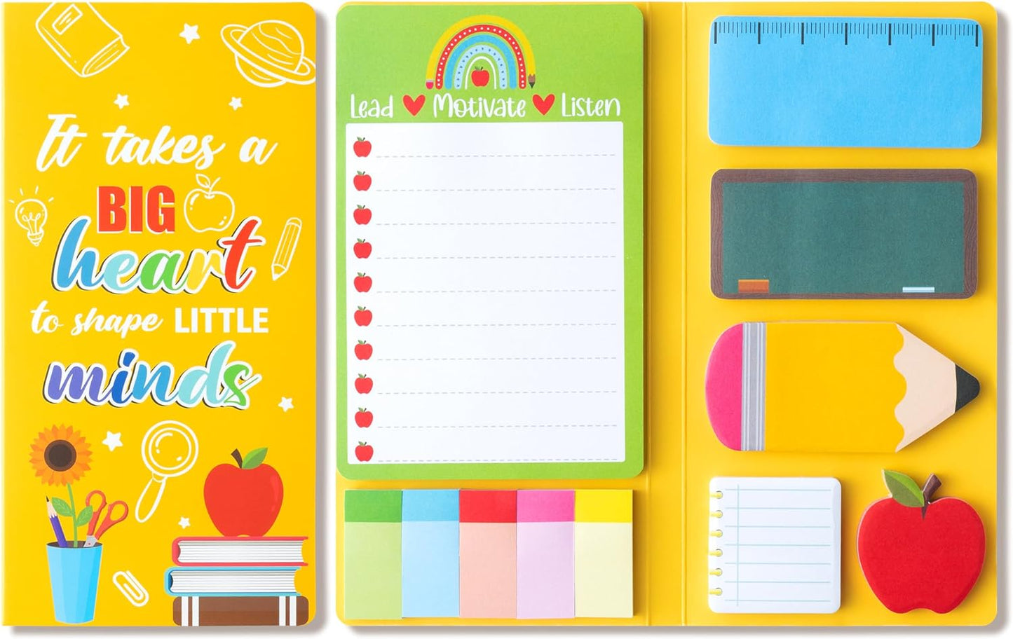 Teacher Themed Sticky Notes Set