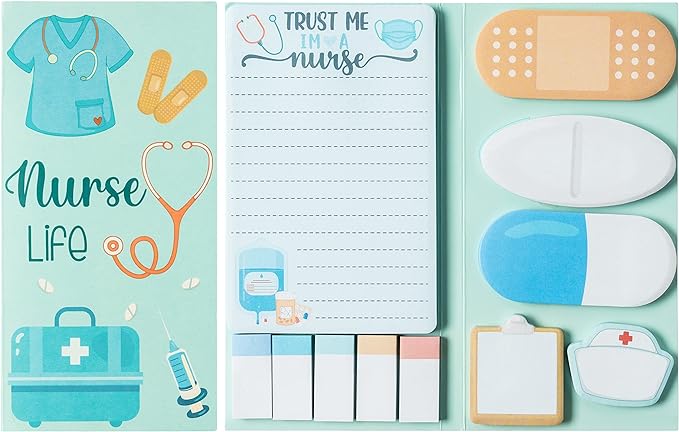 Nurse Themed Sticky Notes Set