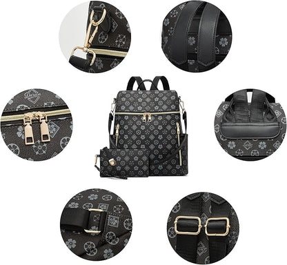 Backpack Set (2-pcs) - Black