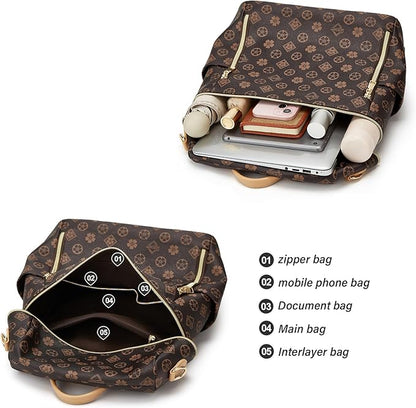 Backpack Set (2-pcs) - Brown