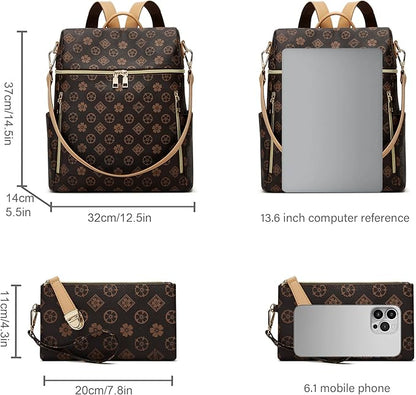 Backpack Set (2-pcs) - Brown