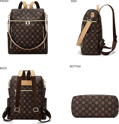 Backpack Set (2-pcs) - Brown