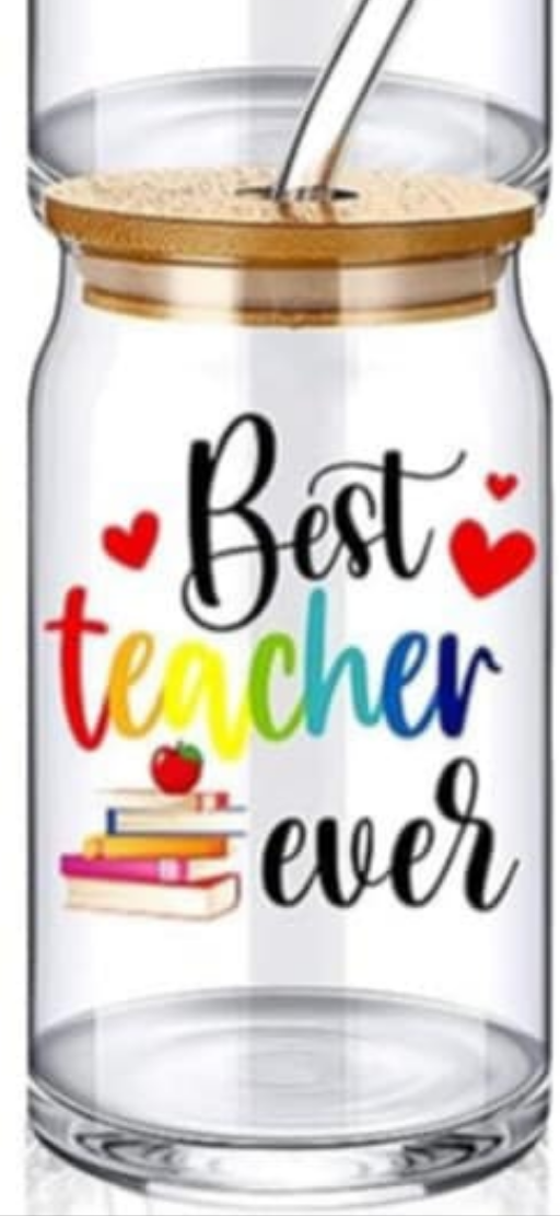 Teacher Inspired Glass Tumblers