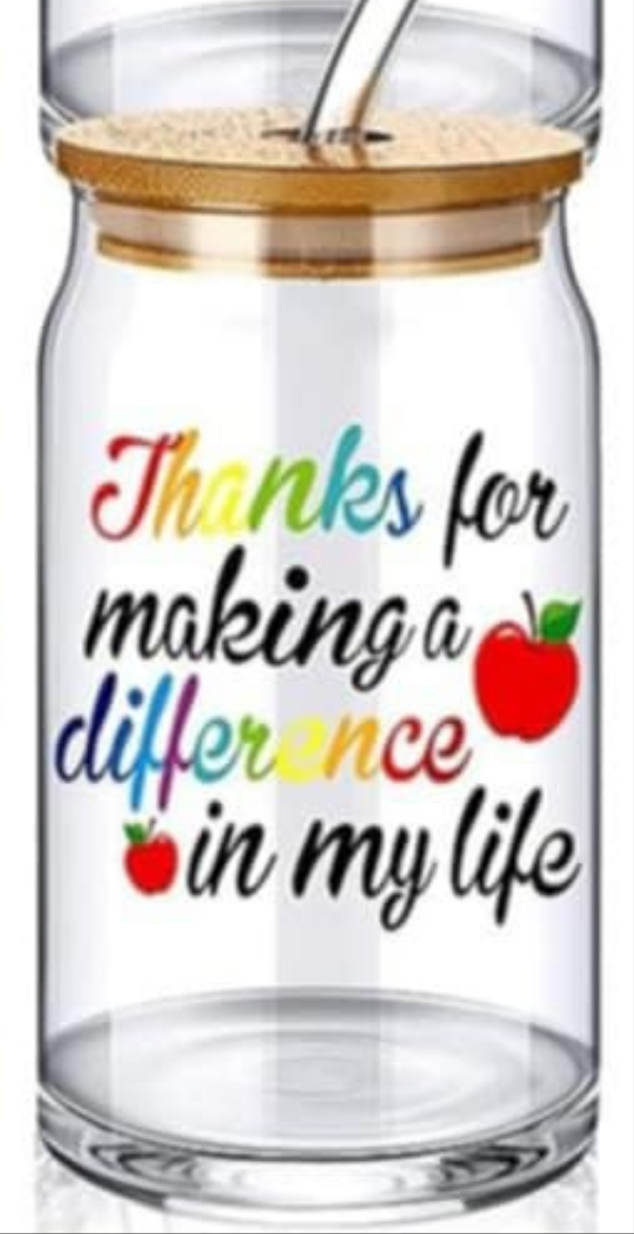 Teacher Inspired Glass Tumblers