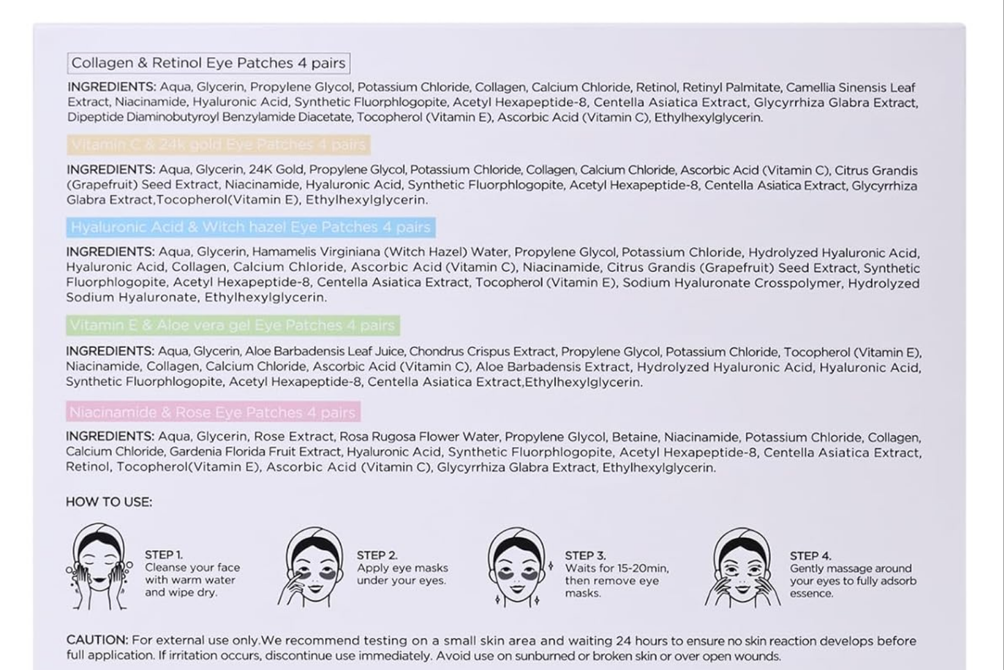 Eye Mask Sets