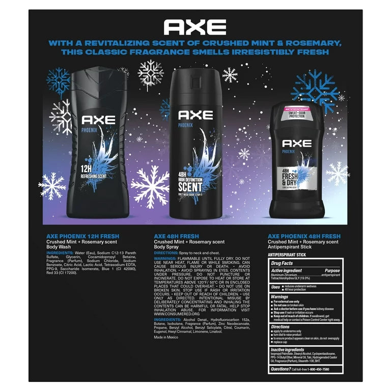 Axe Gift Set (3-pcs)