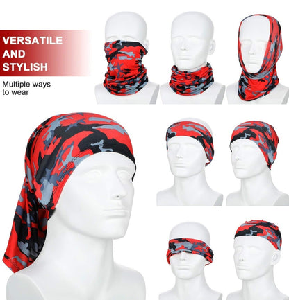 UV Protection Face Covering and Cooling Arm Sleeve Set