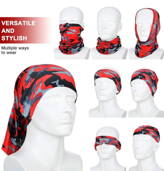 UV Protection Face Covering and Cooling Arm Sleeve Set