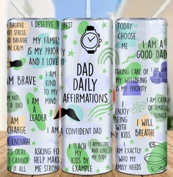 Father/Dad Inspired Printed Tumblers