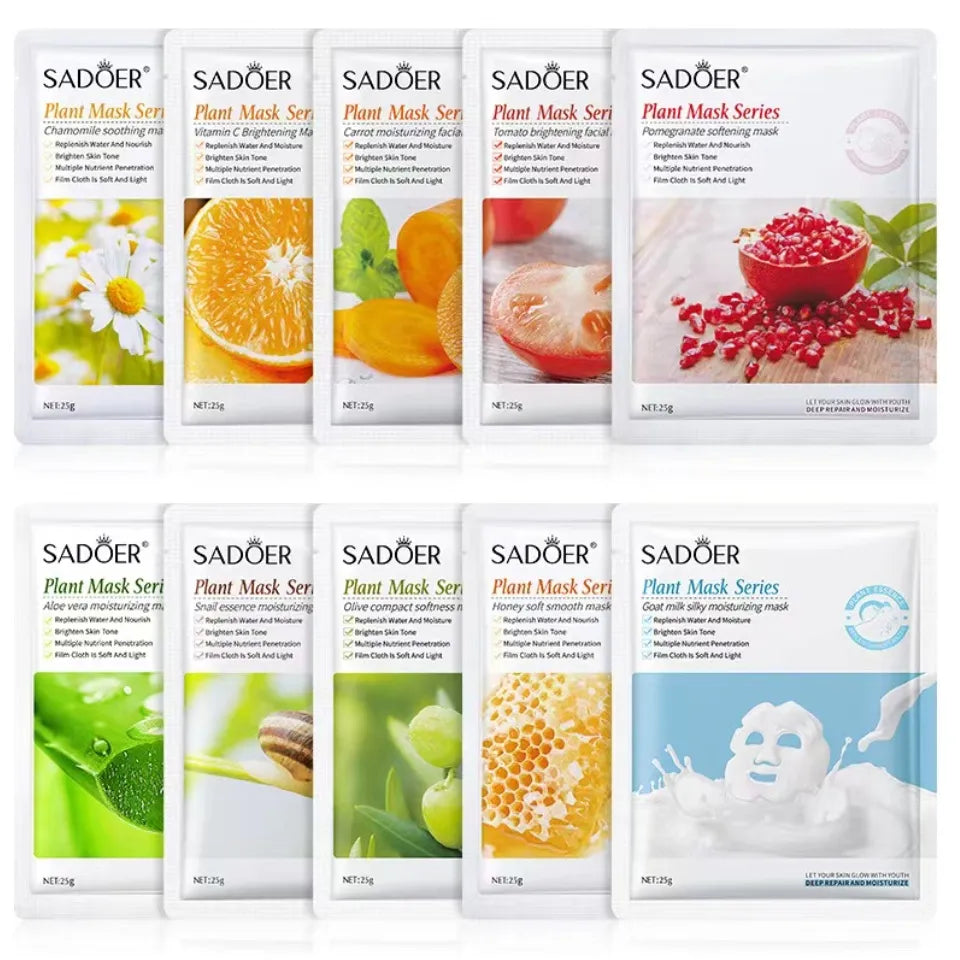 Sadoer Plant Series Facial Masks