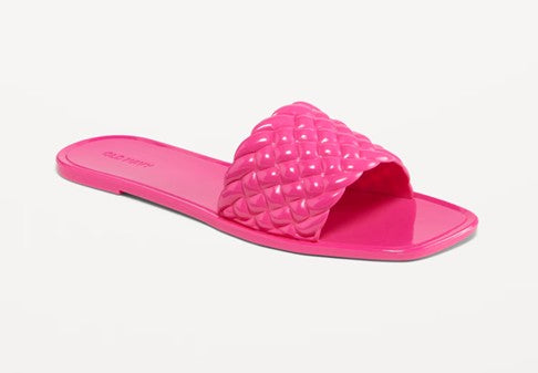 Old Navy Quilted Jelly Sandal