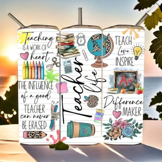 Teacher Inspired Stainless Steel Tumbler