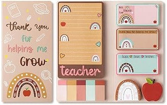 Teacher Themed Sticky Notes Set