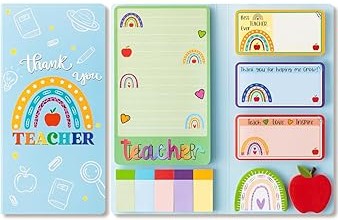 Teacher Themed Sticky Notes Set