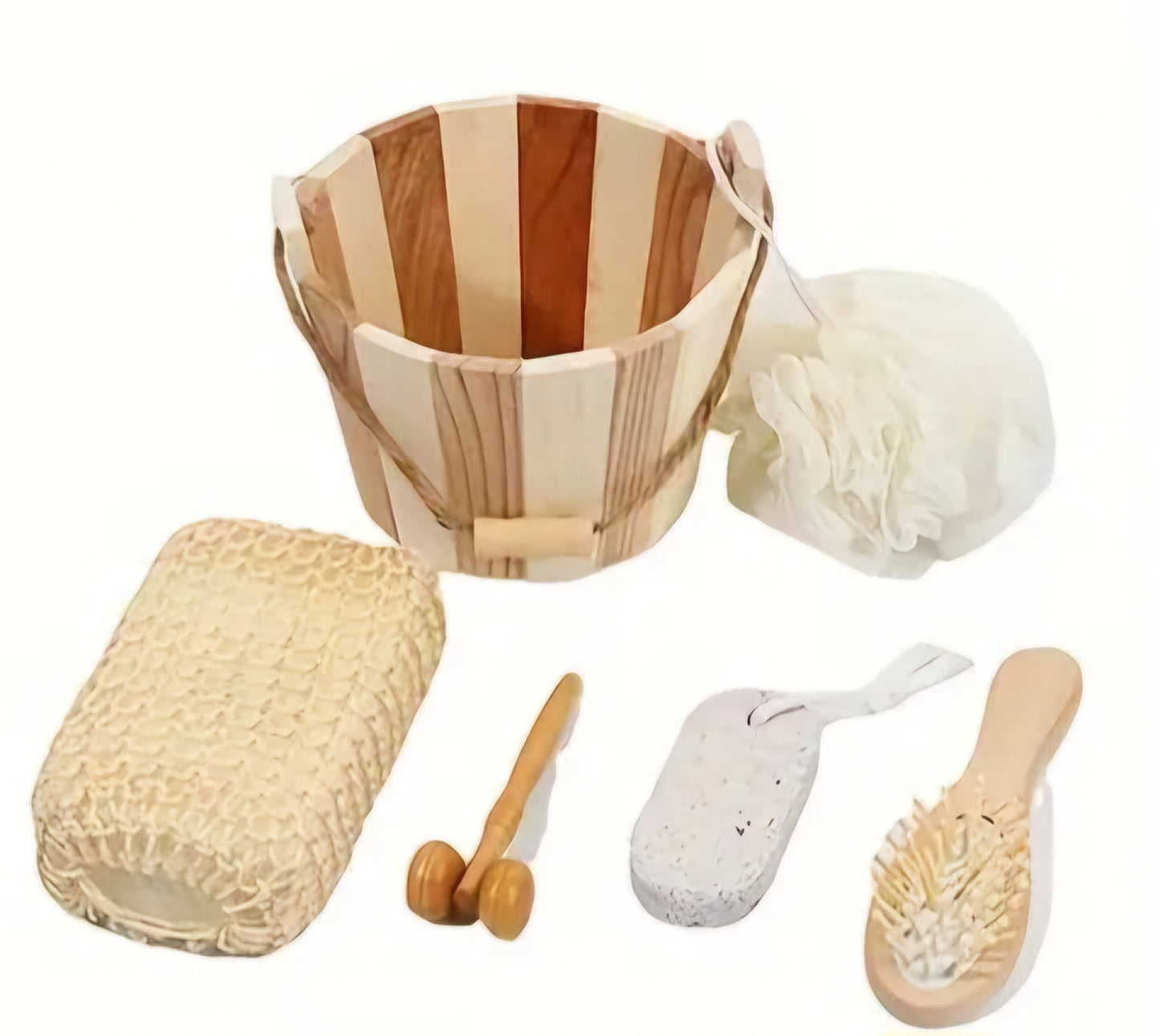 SPA SET (Wooden Bucket)