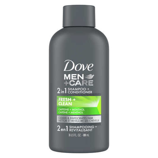 Dove’s Men Care 2-in-1 Shampoo and Conditioner (Travel Size)