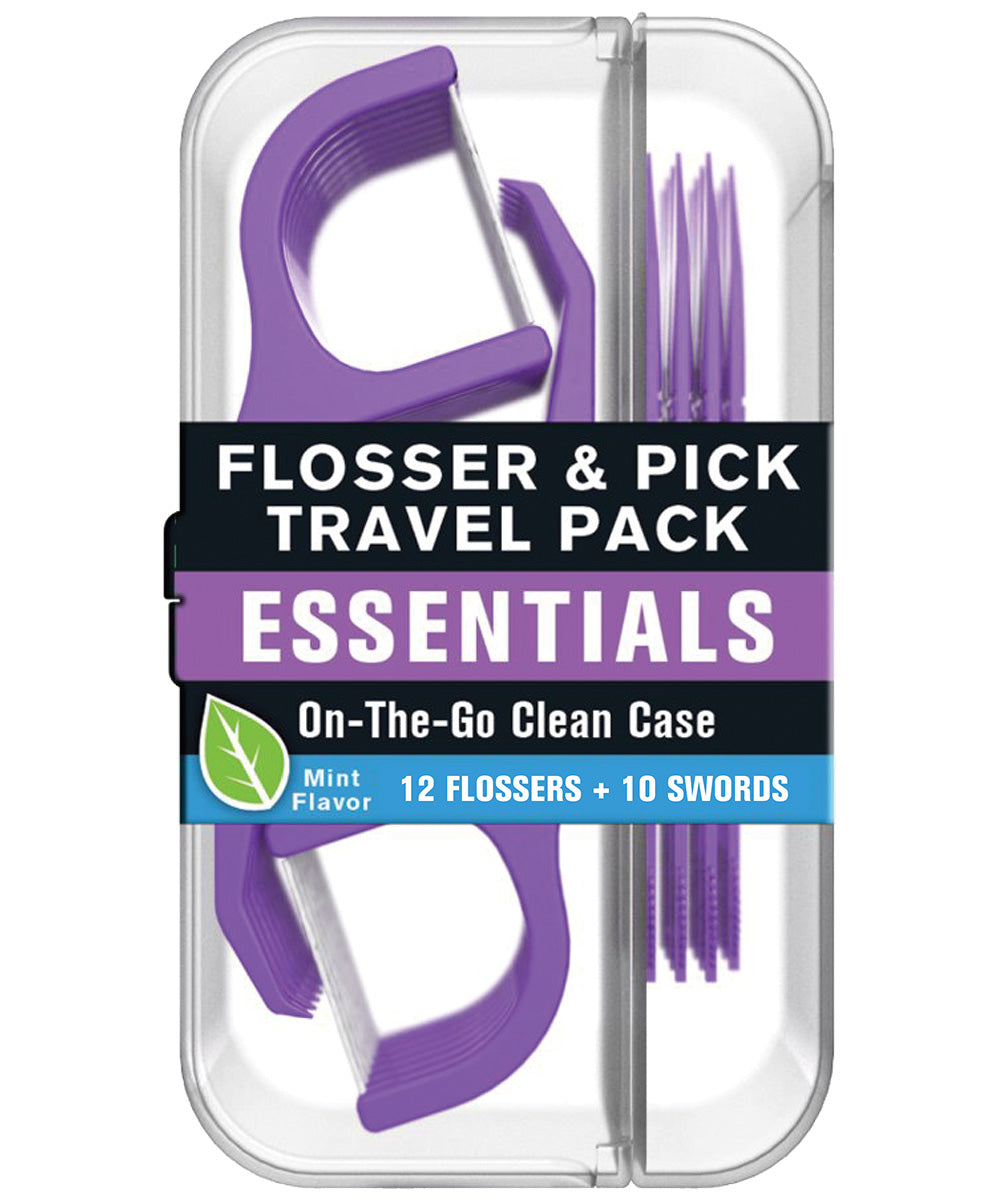 Flosser and Pick Travel Pack Essentials