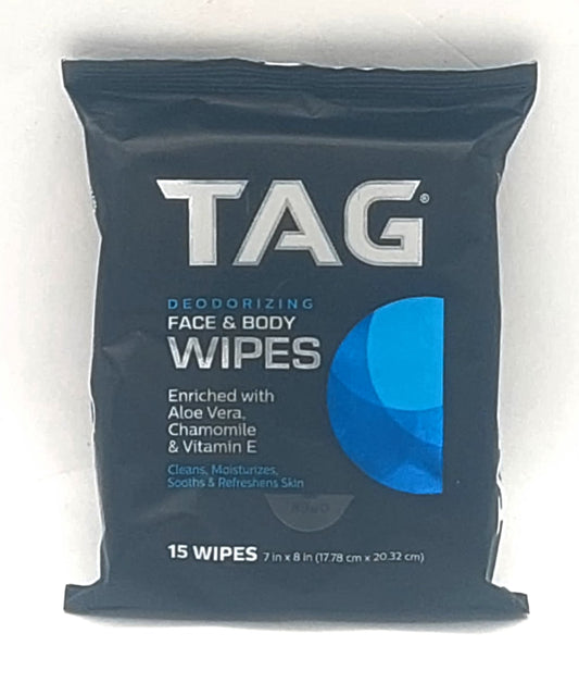 Tag Face and Body Cleansing Wipes