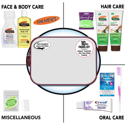 Women 10-pc Travel Kit