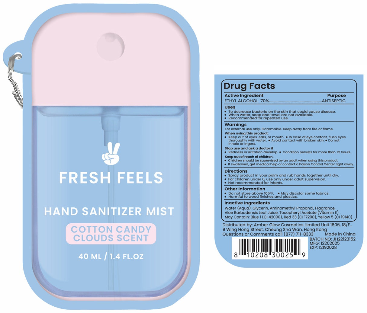 Feeling Fresh Hand Sanitizer Sprays (1.4 fl. oz.)