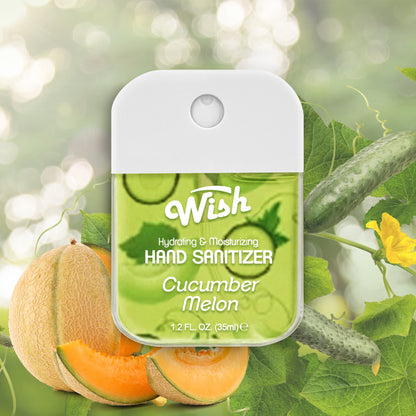 Wish Hydrating and Moisturizing Hand Sanitizer Sprays (1.2 fl. oz.)