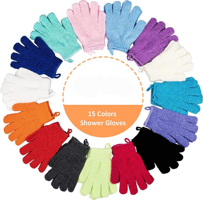 Exfoliating Shower Gloves (Pairs)