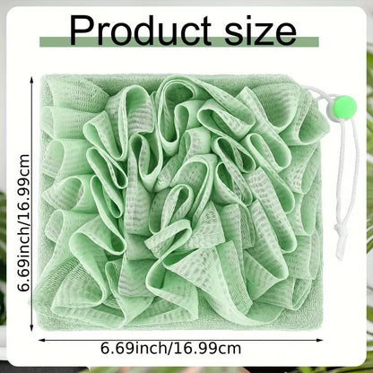 2-in-1 Loofah Sponge with String